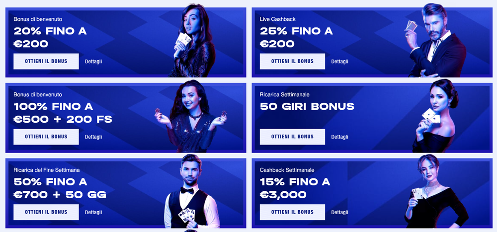 Bankonbet bonus benvenuto casino scommesse e promozioni