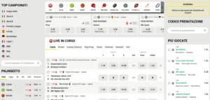 Palinsesto scommesse sportive non ADM