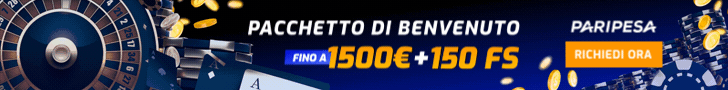 Paripesa bonus casino 1500 euro 150 free spin 2026