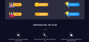 20Bet programma VIP sport - 6 livelli con premi progressivi